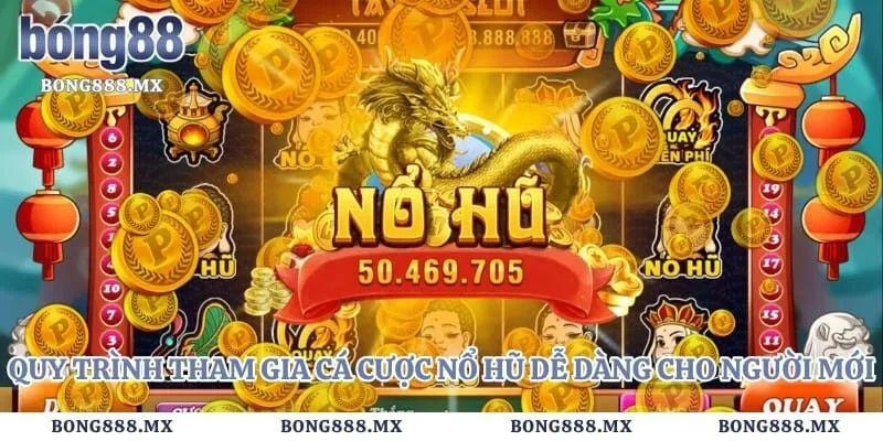 Quy trình tham gia cá cược nổ hũ dễ dàng cho người mới