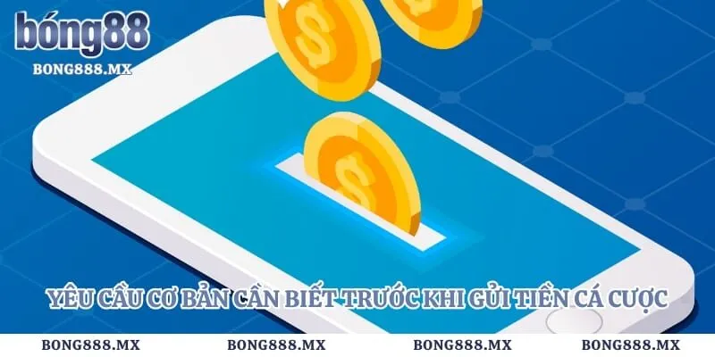 Yêu cầu cơ bản cần biết trước khi gửi tiền cá cược